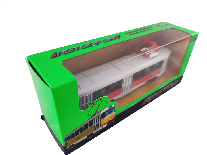 Игрушечный Трамвай "АВТОПРОМ", Белый (105529-2) - изображение 2