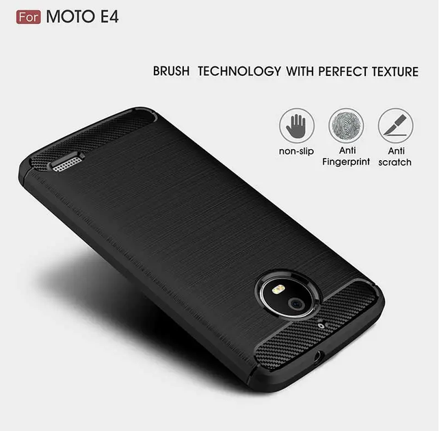 Защитный чехол-бампер для Motorola Moto E4 (XT1763)Черный - Фото 3 Защитный чехол-бампер для Motorola Moto E4 (XT1763)Черный - изображение 3