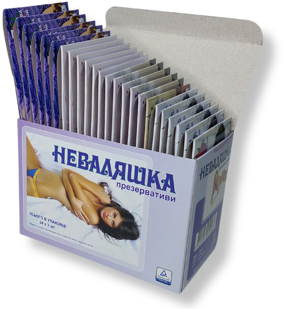 Презервативы Неваляшка 72 шт (24 упаковки по 3 шт) (4820256950067 ...