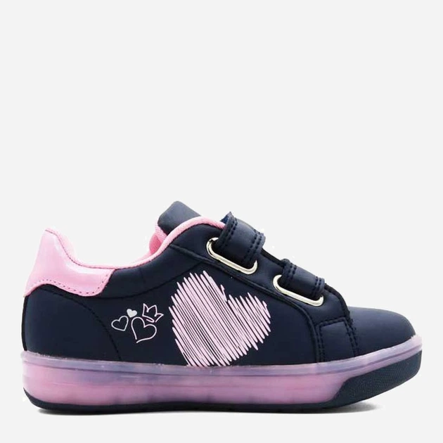 Sneakersy dziecięce dla dziewczynki na rzepy Breezy 2196111 27 Fioletowe (7000002541030) - obraz 4