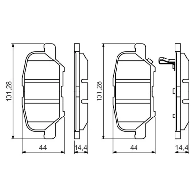 Гальмівні колодки Bosch 0 986 495 358 - Фото 5 Гальмівні колодки Bosch 0 986 495 358 - зображення 5
