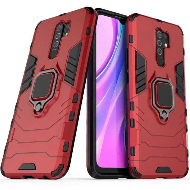 Ударопрочный чехол Transformer Ring for Magnet для Xiaomi Redmi 9 - Фото 2 Ударопрочный чехол Transformer Ring for Magnet для Xiaomi Redmi 9 - изображение 2