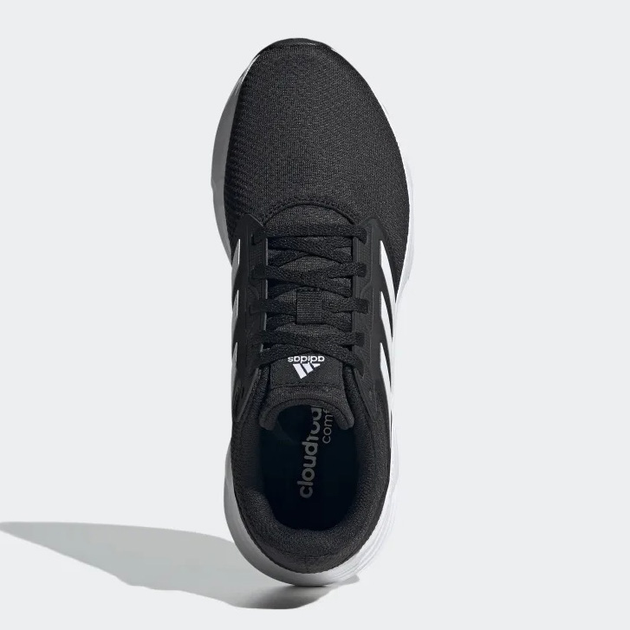 Чоловічі кросівки для бігу adidas Galaxy 6 GW3848 47.5 (12UK) 30.5 см Чорні (4065426750577) - зображення 3