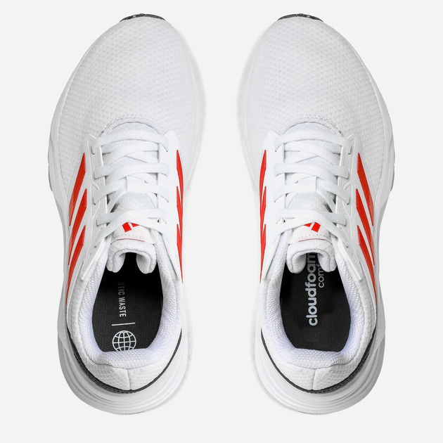Чоловічі кросівки для бігу adidas Galaxy 6 HP2428 42 (8UK) 26.5 см Білі (4066748603992) - зображення 4