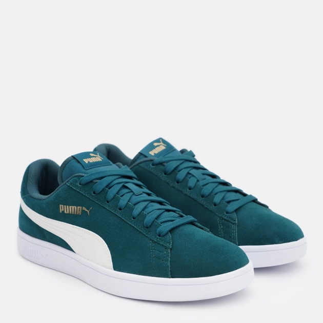 Чоловічі кеди низькі Puma Smash V2 36498967 42.5 (8.5UK) 27.5 см Зелені (4065449371209) - зображення 2