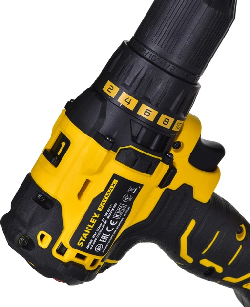 Дриль Stanley 18V 55NM 2X1,3AH FMC608C2K-QW - зображення 6