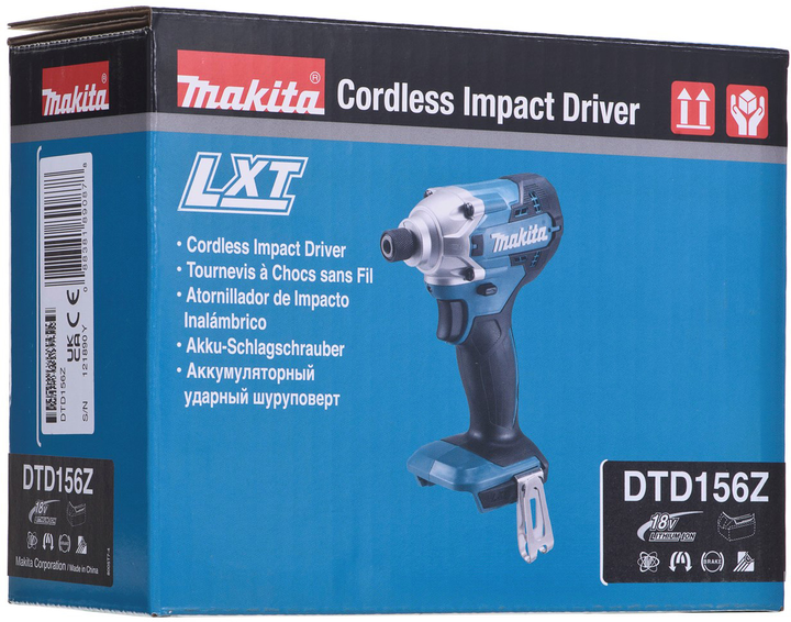Гайковерт Makita DTD156Z без акумулятора та зарядного пристрою - зображення 5