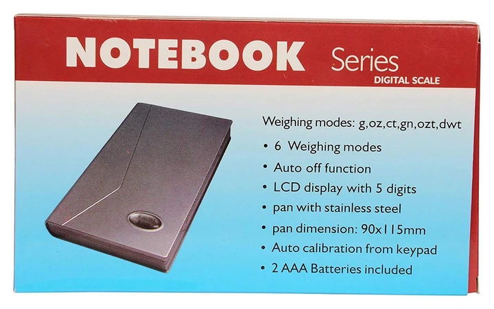 Электронные ювелирные весы Notebook Series Digital Scale 1108-4 0,1-500 гр - изображение 4