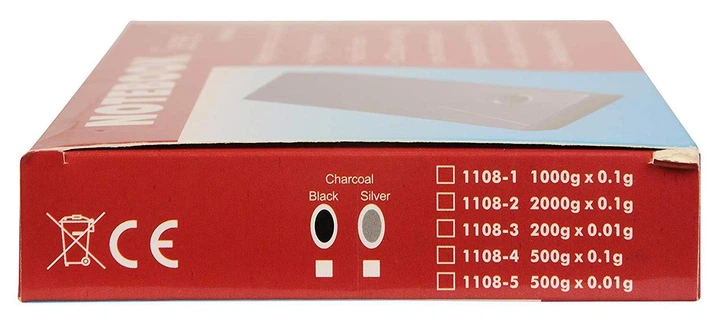 Электронные ювелирные весы Notebook Series Digital Scale 1108-4 0,1-500 гр - изображение 5
