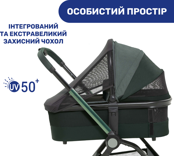 Коляска 2 в 1 Chicco Mysa Зеленая (87026.30.01) - изображение 4