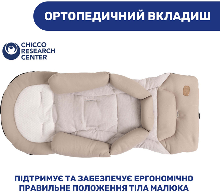 Коляска 2 в 1 Chicco Mysa Бежева (87026.50.01) - изображение 7