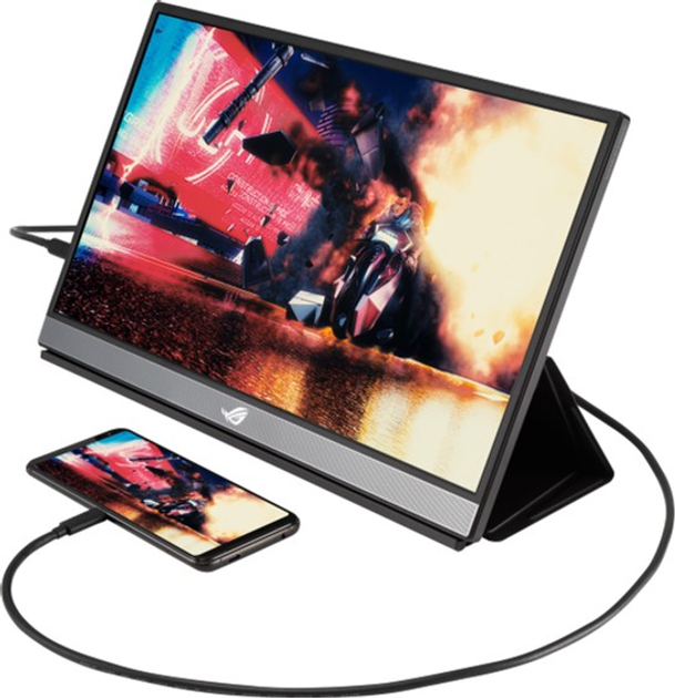 Монитор LCD 17.3" Asus Portable XG17AHPE MicroHDMI, 2xUSB Type-C, IPS, 1920x1080, 240Hz, MM, Built-in battery, camera, smart cas (90LM05G1-B02170) - изображение 1