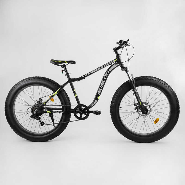 Спортивный велосипед фэтбайк CORSO «Avalon» 26" 27005, рама алюминиевая ...