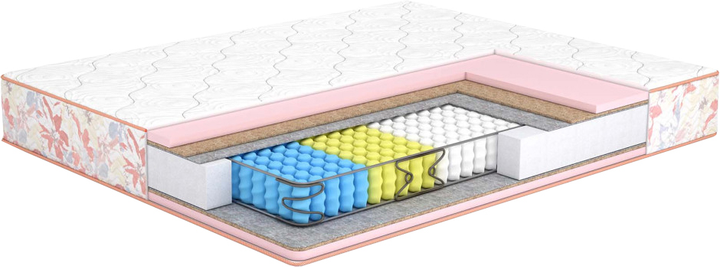 Акція на Матрац MatroLuxe Rose двосторонній 140х190 см від Rozetka