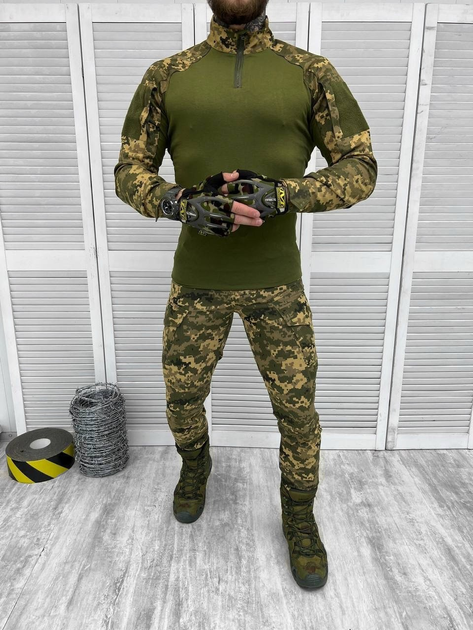 Тактичний військовий костюм Fostex ( Убакс + Штани ), Камуфляж: Піксель, Розмір: L - зображення 1