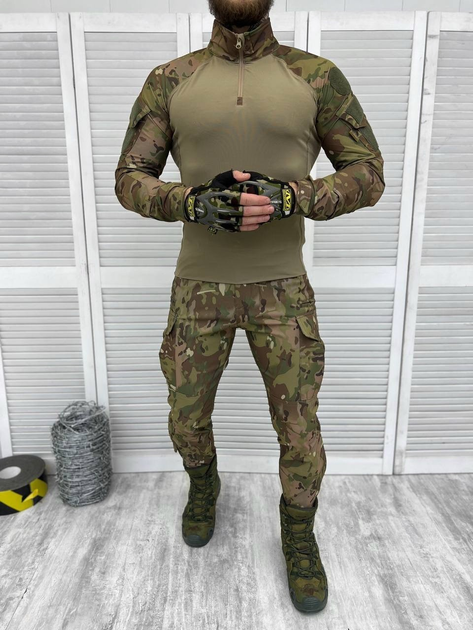 Тактичний військовий костюм Fastex ( Убакс + Штани ), Камуфляж: Мультикам, Розмір: L - зображення 1