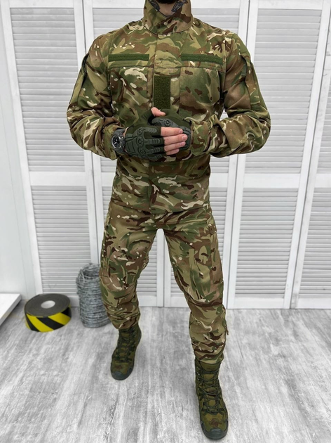 Тактический военный Уставной костюм ГОСТ ( Китель + Штаны ), Камуфляж: Мультикам, Размер: XXXL - изображение 1