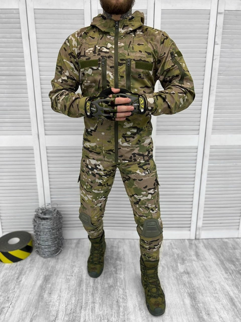 Тактичний військовий костюм Fortuna ( Куртка + Штани ), Камуфляж: Мультикам, Розмір: S - зображення 1