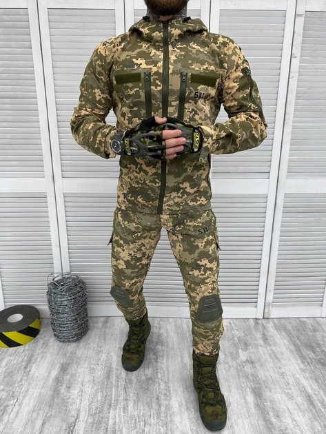 Тактический военный костюм Fortuna ( Куртка + Штаны ), Камуфляж: Пиксель, Размер: XL - изображение 1