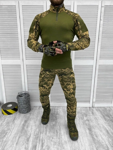 Тактичний військовий костюм Fostex ( Убакс + Штани ), Камуфляж: Піксель, Розмір: XL - зображення 1