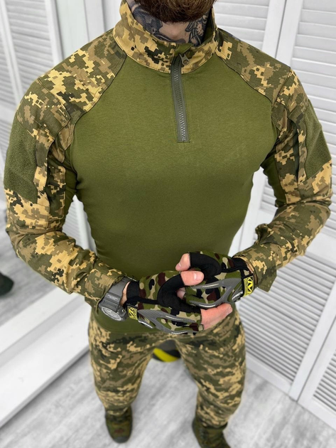 Тактичний військовий костюм Fostex ( Убакс + Штани ), Камуфляж: Піксель, Розмір: XL - зображення 2