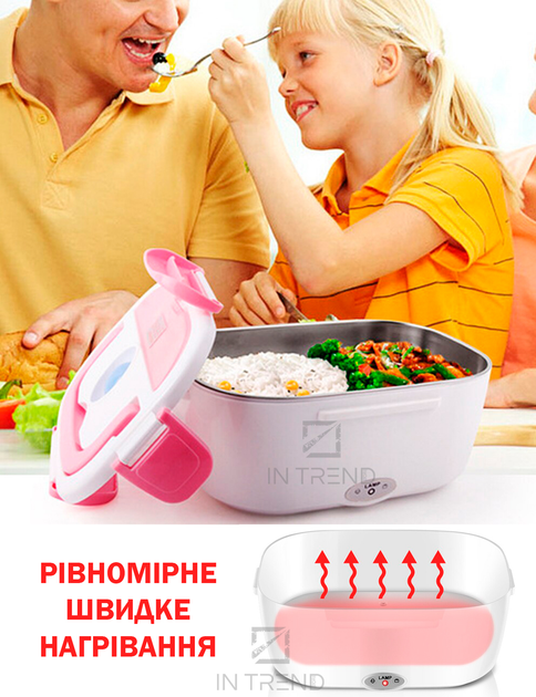 Ланчбокс Електрический The Electric Lunch Box Белый контейнер для ...