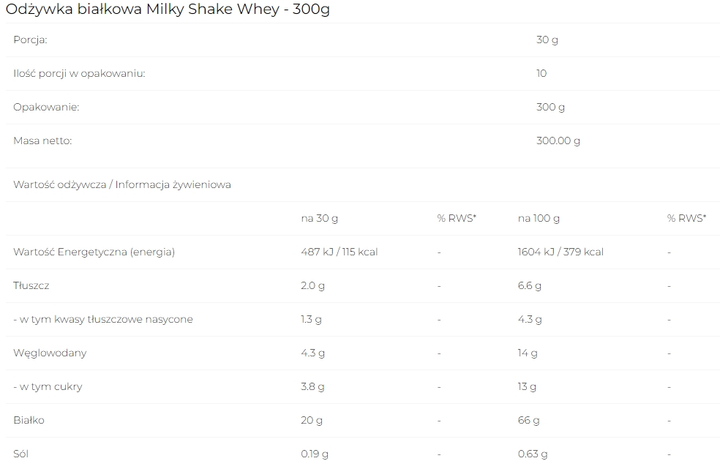 Білкова добавка 6PAK Milky Shake Whey 300 г Фісташкове морозиво (5902811805568) - зображення 2