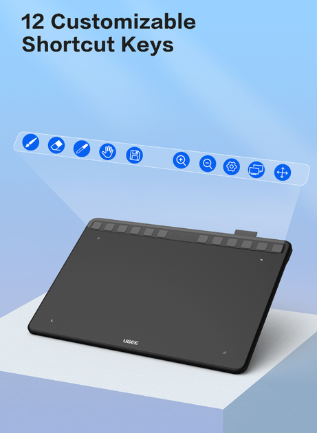Графический планшет для рисования Беспроводной UGEE S1060W - изображение 5