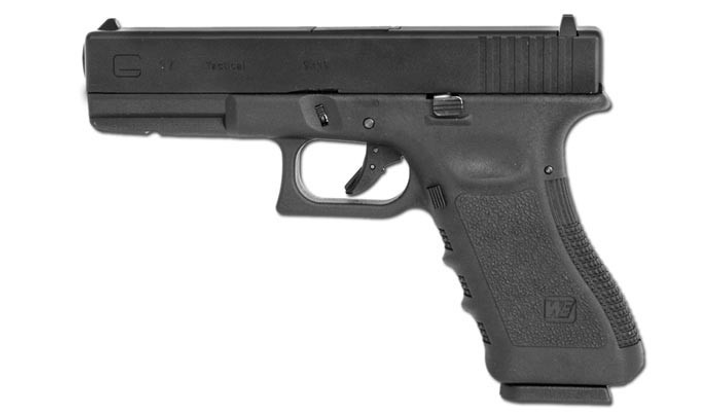 Пістолет WE Glock 17 Gen3. WE-057 GBB Black (Страйкбол 6мм) - зображення 1