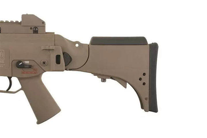 Штурмова гвинтівка Specna Arms SA-G12V EBB Carbine Tan - зображення 2