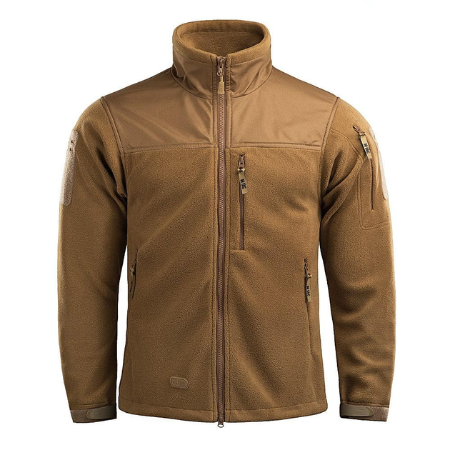 Тактическая куртка флисовая военная M-Tac Alpha Microfleece Gen.II Coyote Brown койот S (OR.M_1684149295) - изображение 1