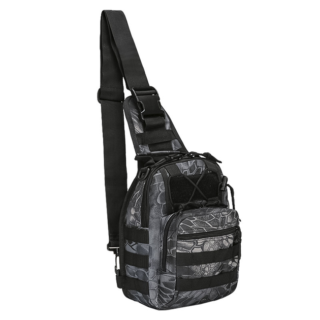 Рюкзак на одно плечо AOKALI Outdoor A14 Черный 20л - изображение 1