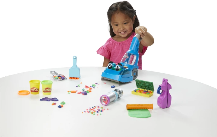 Zestaw kreatywny z ciastoliną Hasbro Play-Doh Odkurzacz i zestaw do sprzątania (5010994112028) - obraz 10