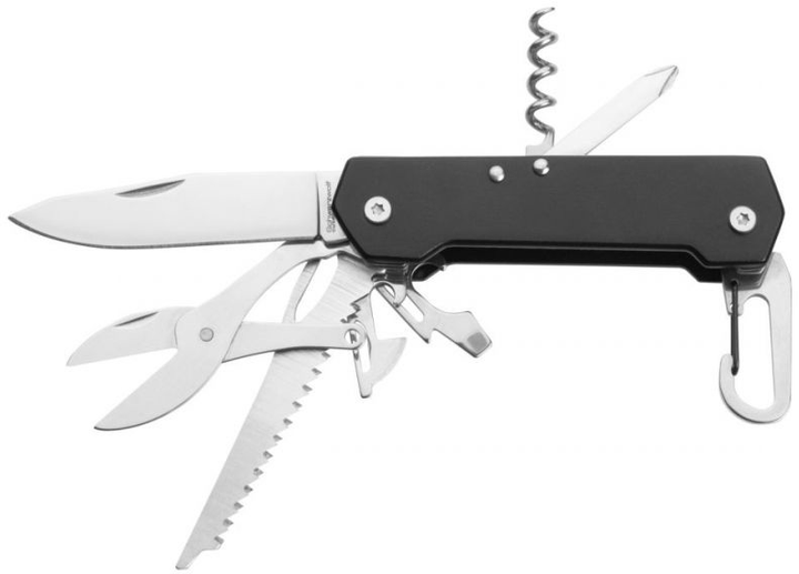 Многофункциональный карманный нож Schwarzwolf NEMRUT Черный (F2405800AJ3) - изображение 2
