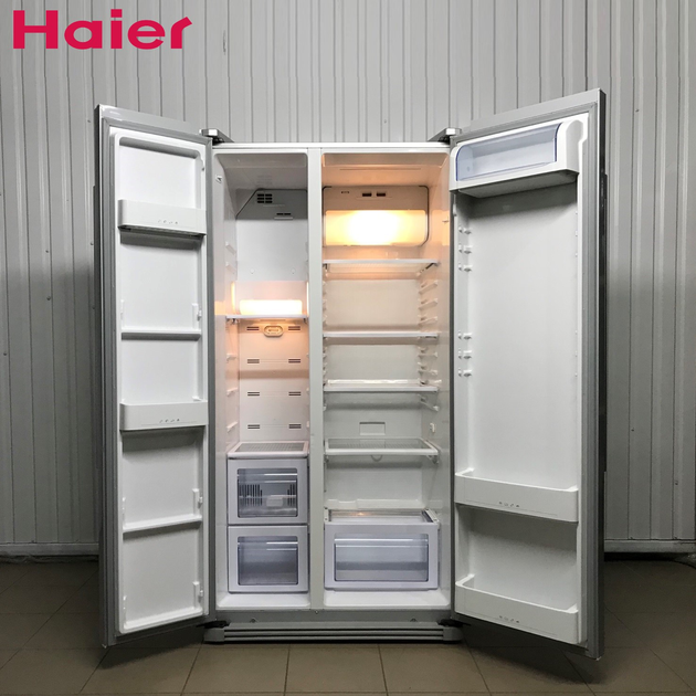 Холодильник Side-By-Side Haier HRF-660S, б/у – фото, отзывы ...