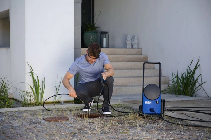 Myjka cisnieniowa Nilfisk Upright Electric 462 l/h czarny, niebieski (128471262) - obraz 7