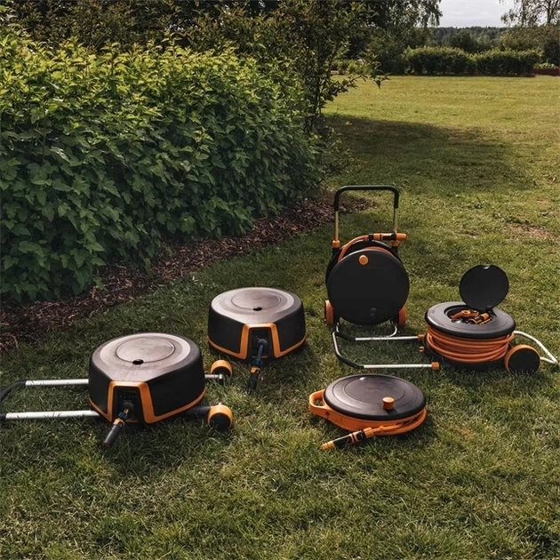 Bęben z wężem Fiskars Waterwheel M 20 m (6411501510167) - obraz 8