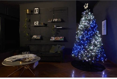 Girlanda LED Smart LED Twinkly Strings RGBW 400, BT+WiFi, Gen II, IP44, czarny kabel (TWS400SPP-BEU) - obraz 11