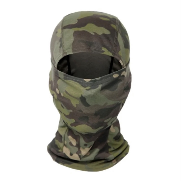 Балаклава маска тактическая легкая Woodland Olive - изображение 2