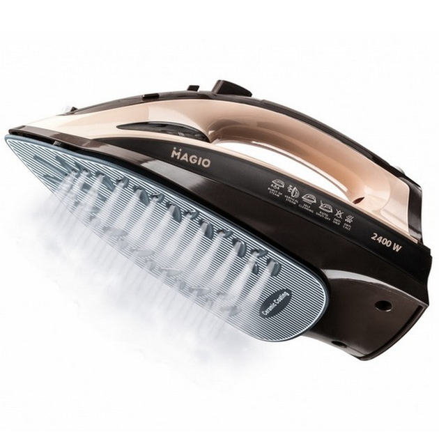 Утюг с керамической подошвой MAGIO MG-134 Beige/Black ТР – фото, отзывы ...