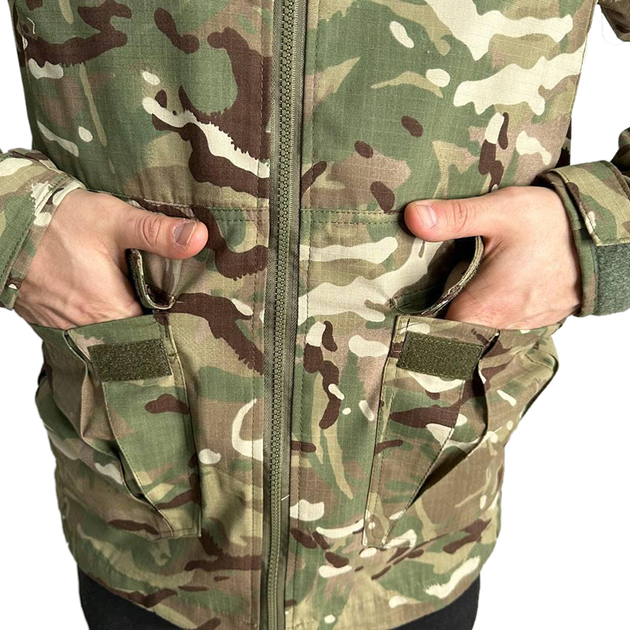 Тактическая куртка летняя рип-стоп мультикам 46 (S) - изображение 2