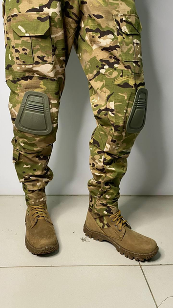 Тактические штаны с наколенниками мультикам рип-стоп 46 (S) - изображение 1