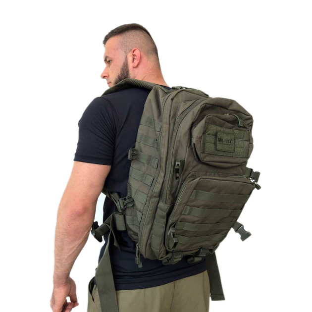 Тактический рюкзак MIL-TEC 40л олива 48*35*40 (40л) - изображение 2