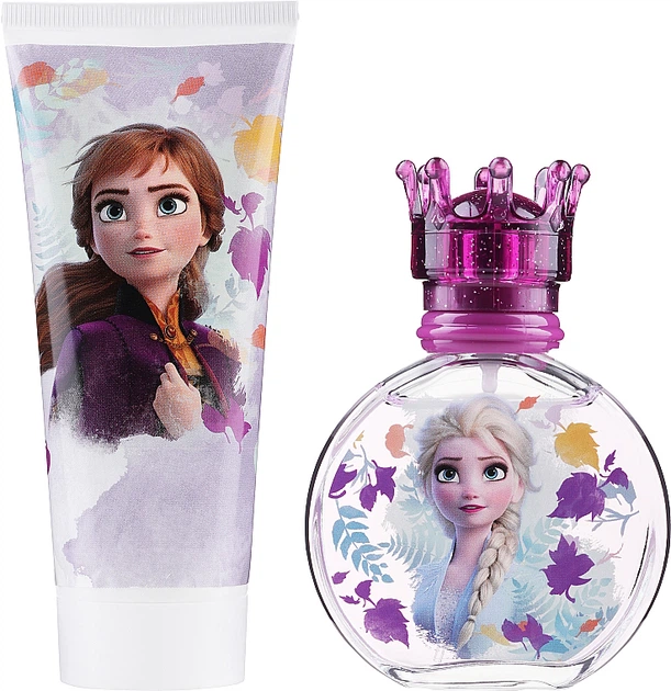 Дитячий набір Air-Val Frozen II Туалетна вода 50 мл + Гель для душу 100 мл + косметичка (8411114085876) - зображення 2