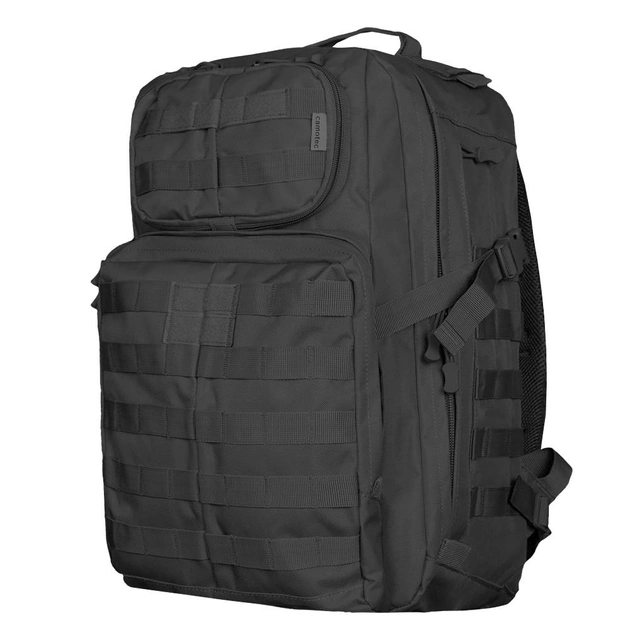 Тактичний рюкзак Camotec з щільної та зносостійкої тканин Dash Black - зображення 1