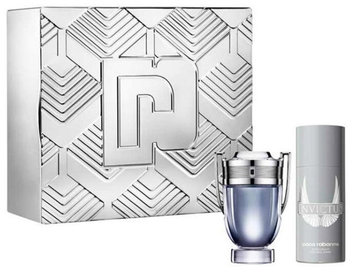 Zestaw prezentowy męski Paco Rabanne Men's Invictus Gift Set Fragrances (3349668608096) - obraz 1