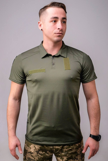 Тактическая футболка поло GorLin 54 Хаки (Т-42) - изображение 1