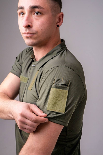 Тактическая футболка поло GorLin 54 Хаки (Т-42) - изображение 2