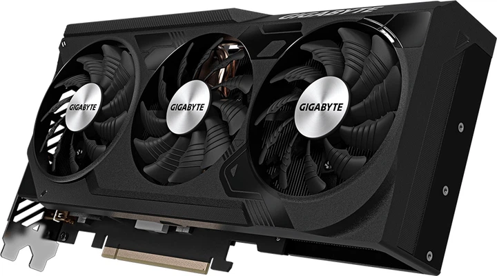 Відеокарта Gigabyte PCI-Ex GeForce RTX 4070 Ti Windforce OC 12GB GDDR6X (192bit) (2625/21000) (HDMI, 3 x DisplayPort) (GV-N407TWF3OC-12GD) - Фото 3 Відеокарта Gigabyte PCI-Ex GeForce RTX 4070 Ti Windforce OC 12GB GDDR6X (192bit) (2625/21000) (HDMI, 3 x DisplayPort) (GV-N407TWF3OC-12GD) - зображення 3