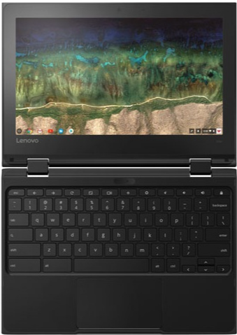 Ноутбук 11.6" Lenovo 500e Intel Celeron N3450 RAM 4GB eMMC 32GB Chrome OS h2 - Фото 7 Ноутбук 11.6" Lenovo 500e Intel Celeron N3450 RAM 4GB eMMC 32GB Chrome OS h2 - зображення 7
